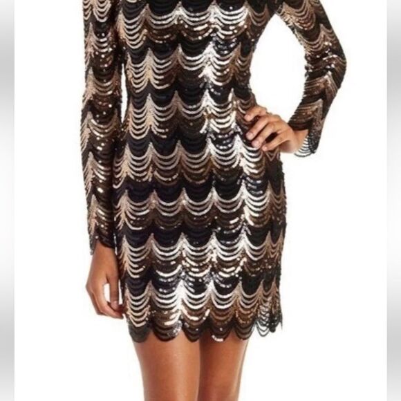 NWT Charlotte Russe Sequin Cocktail Dress size 1X - Picture 1 of 16